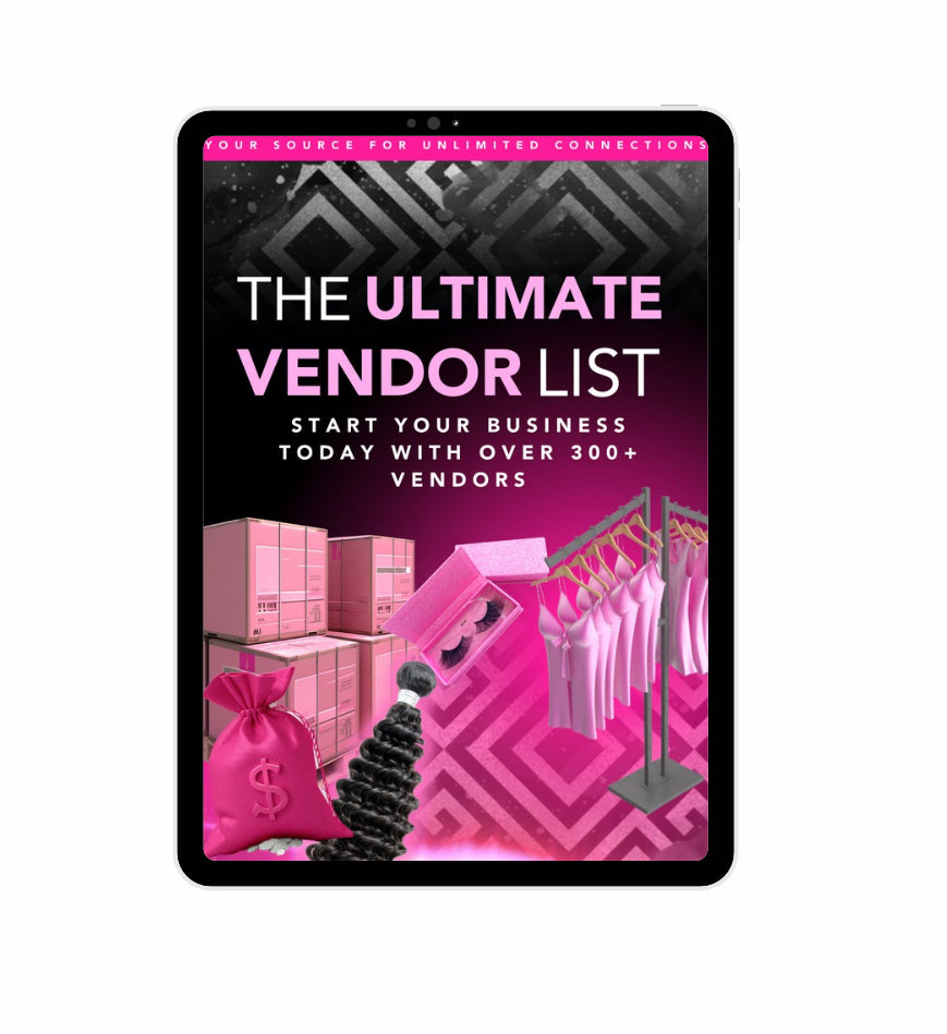 Vendor List for Aspiring Entrepreneurs: Start Your Business with Confidence